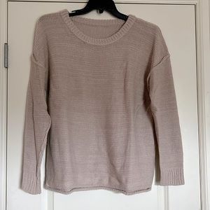 Pale Pink Crew Neck Sweater